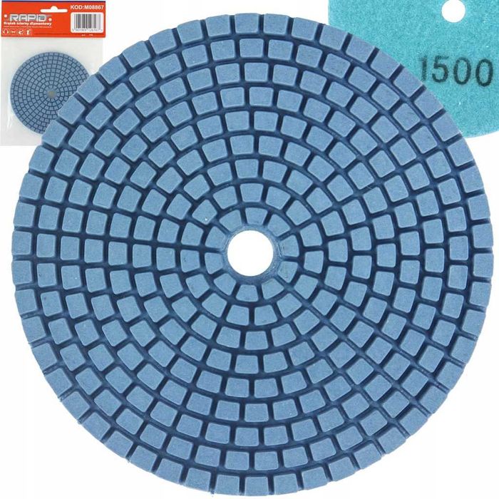 Diamentowy krążek 100 mm #1500 do szlifowania gresu i kamienia