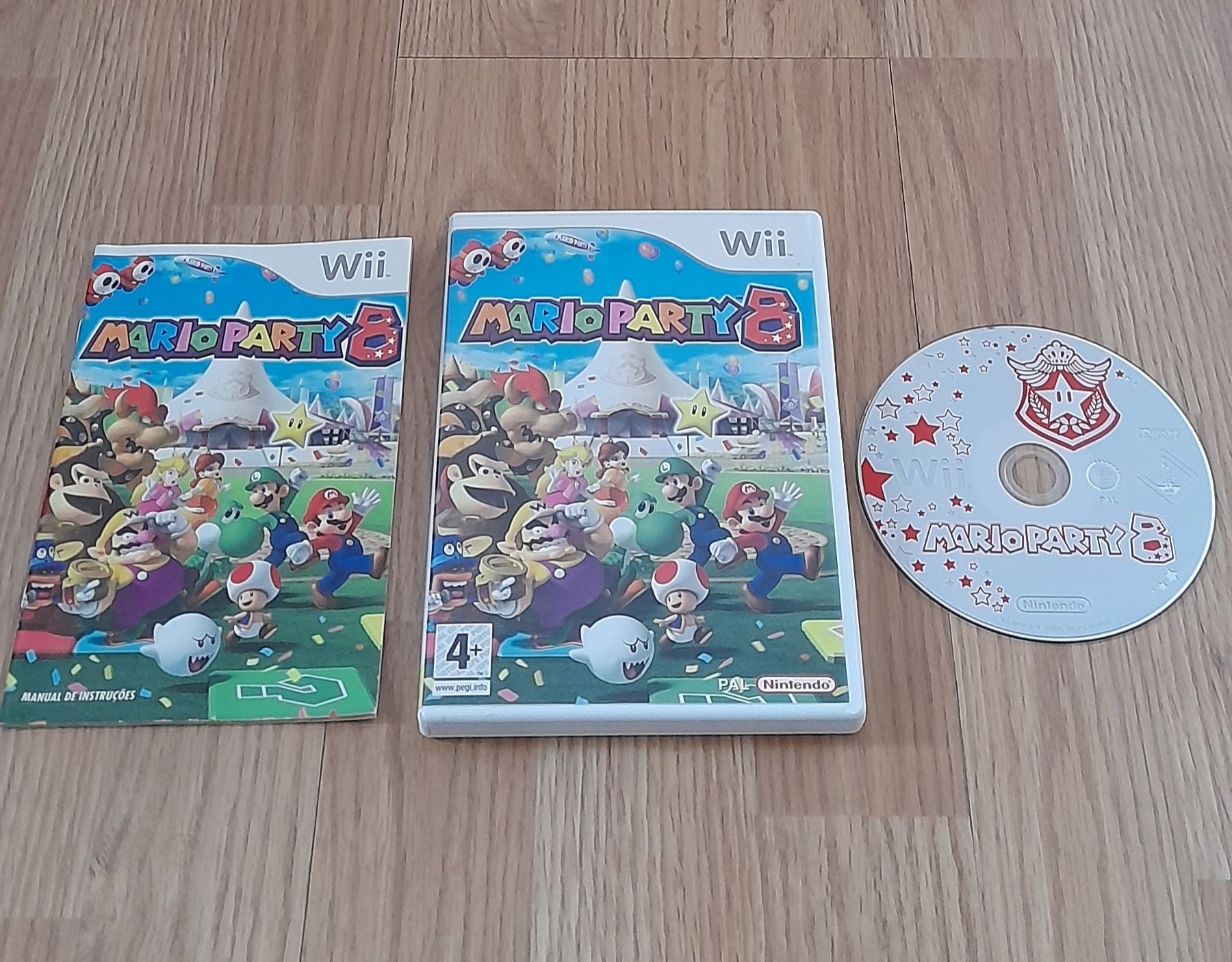 Jogo Mario Party 8/Mario Party 9 Nintendo Wii/Wii U (Versão PT)