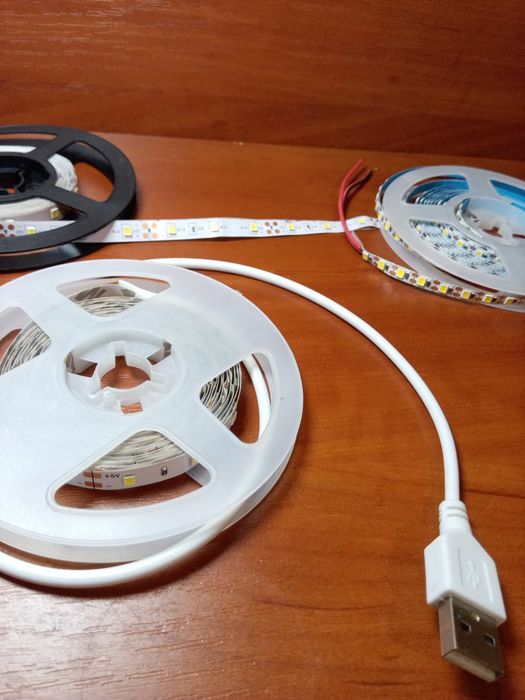 Светодиодная лента, лед LED лента 5v,12v, 5вольт, и 12вольт