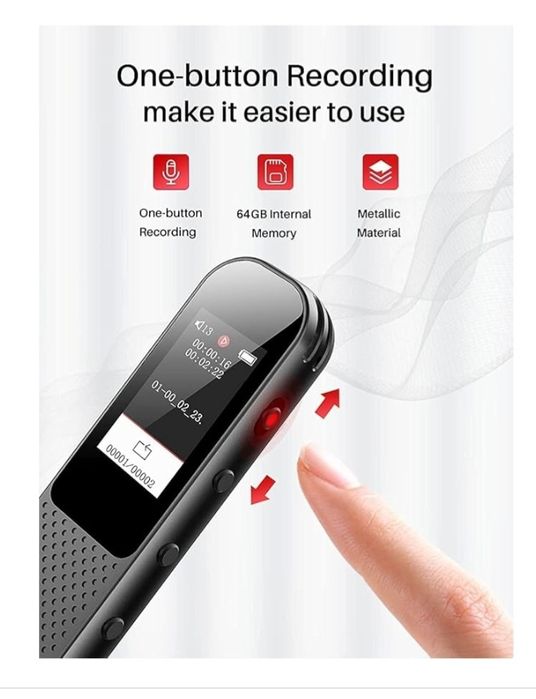 Gravador de voz e MP3 novo