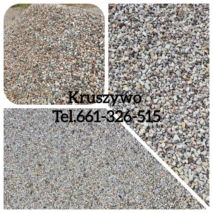 Kruszywo, piach pod fundamenty