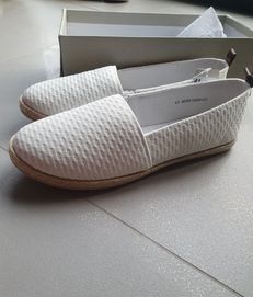 Białe espadryle rozmiar 41