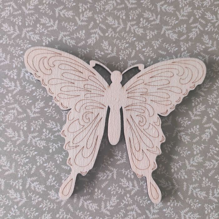Drewniany Motyl Sklejka Scrapbooking Decoupage Kreatywna Zabawa MO2c