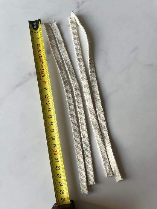 Knoty do pochodni bambusowych bawełniany do lampy naftowej