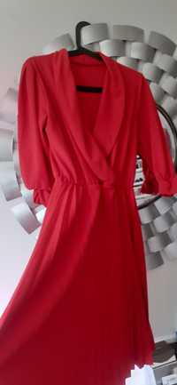 Czerwona Sukienka Kennedy .Piekna elegancka L/XL
