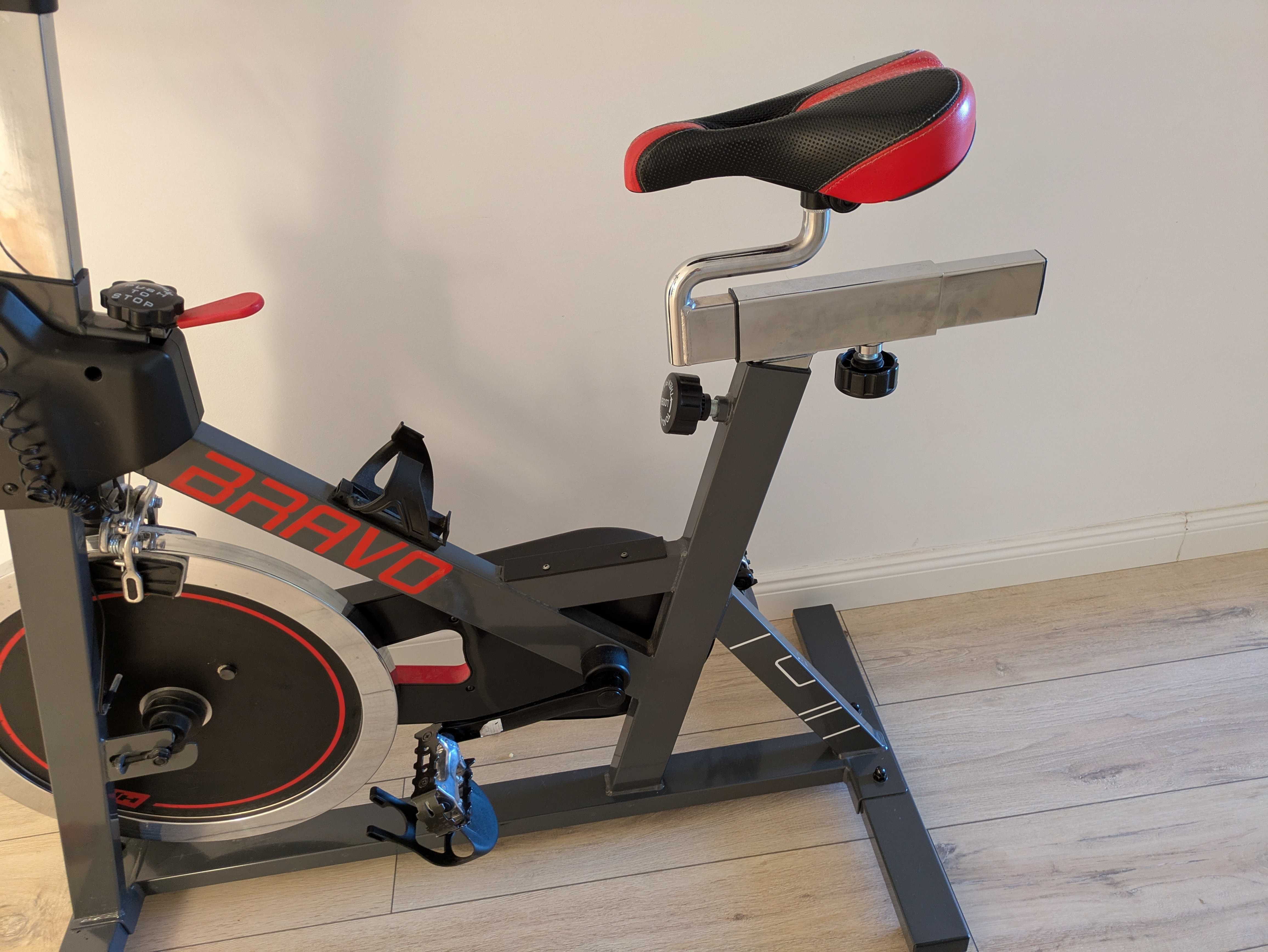 Rower treningowy stacjonarny spiningowy Hop-Sport Bravo