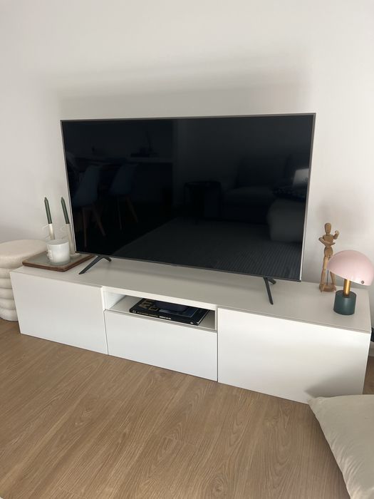 Movel tv ikea branco besta