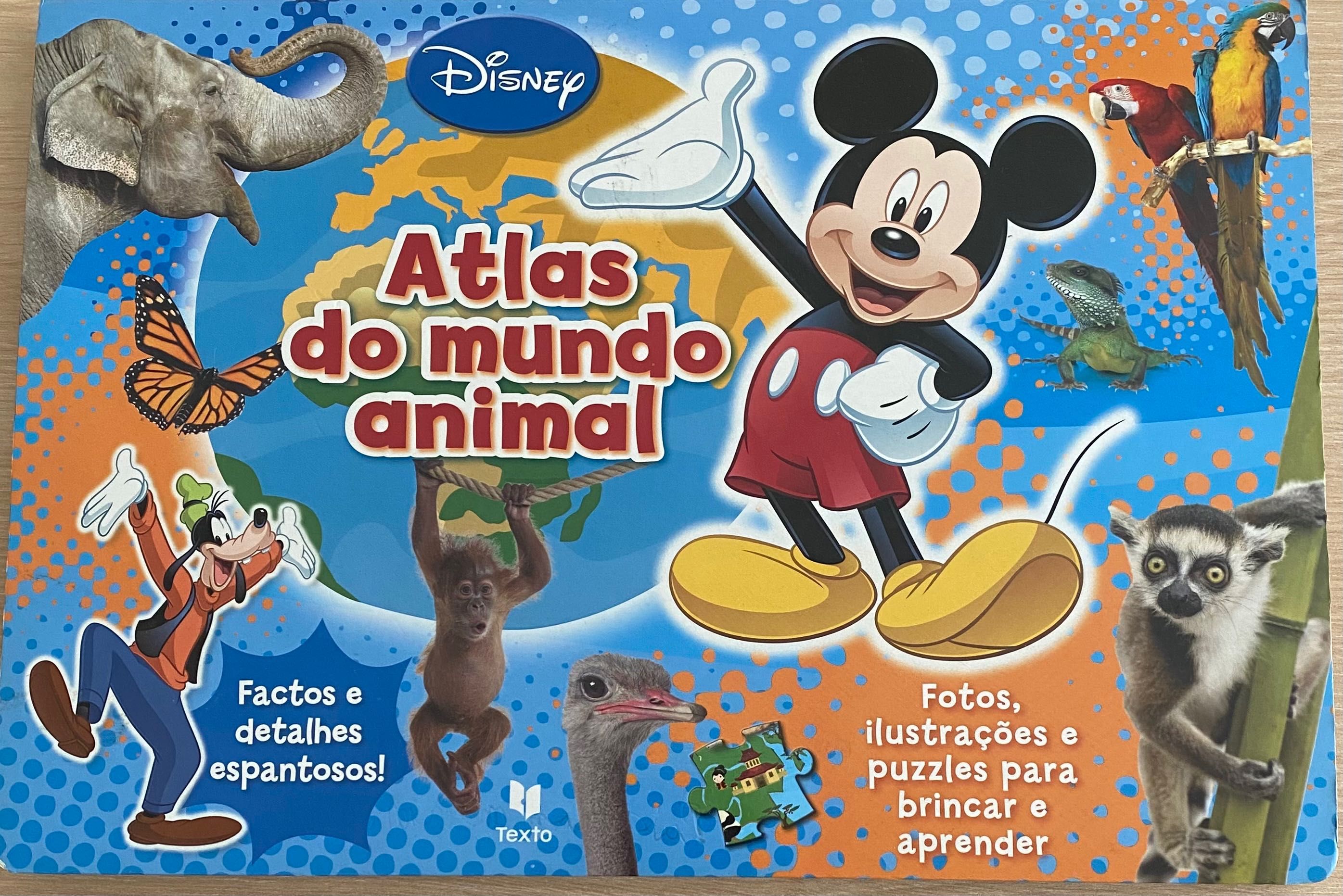 Atlas do mundo animal Disney + puzzles