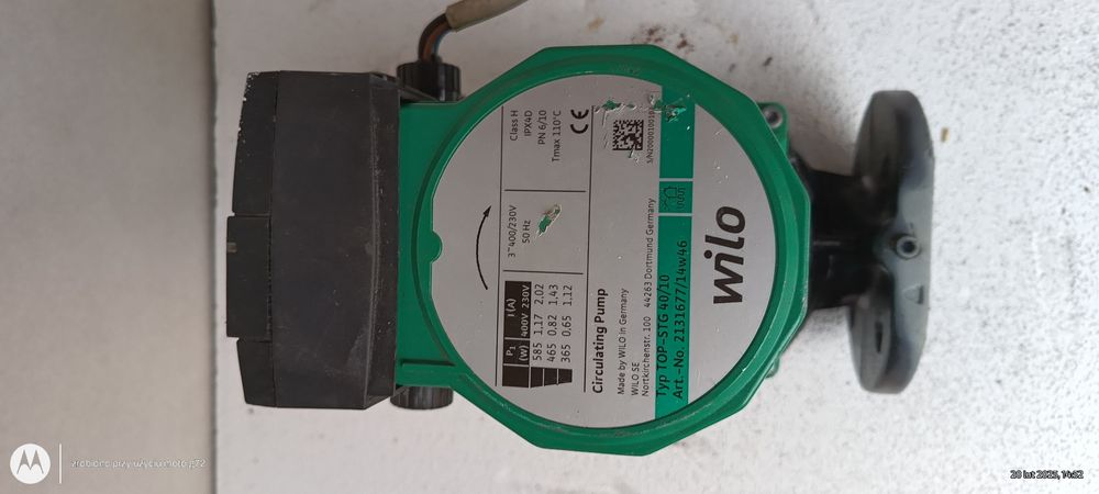 Pompa obiegowa Wilo Top- STG 40/10