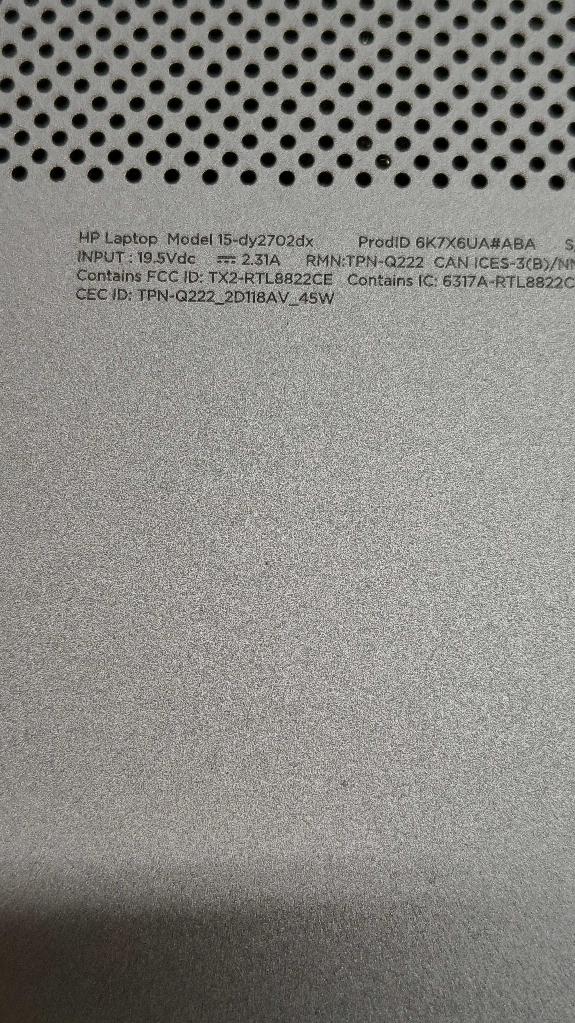 HP Pavilion 15 dy2702dx
