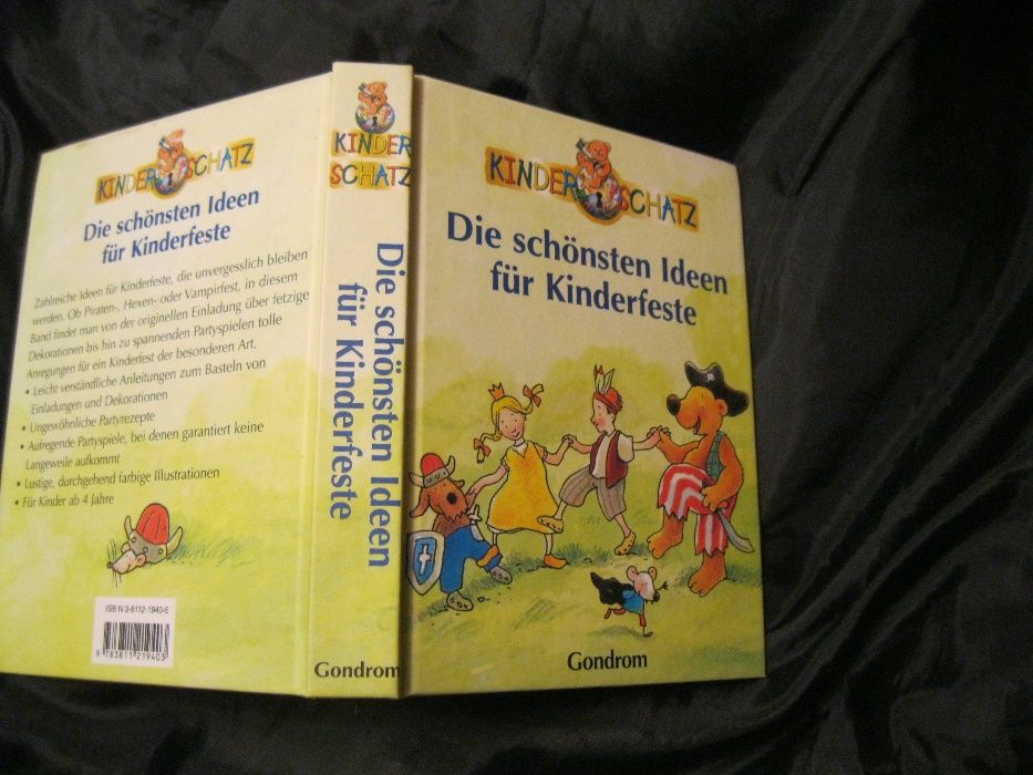 детская книга на немецком языке Die schönsten Ideen für Kinderfeste