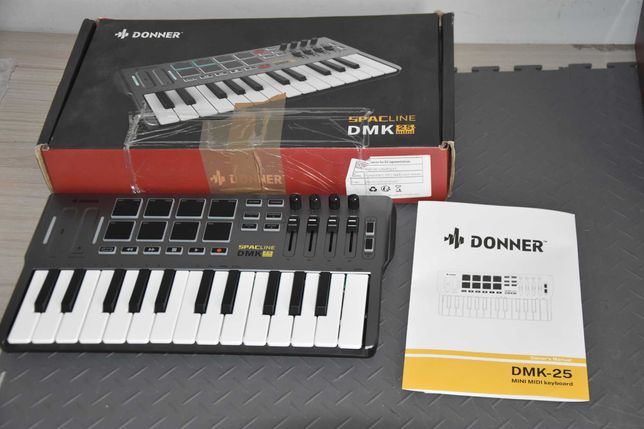 Donner DMK25 KONTROLER Klawiatura MIDI dla DJ tworzenie muzyki
