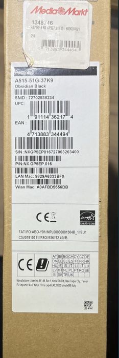 Laptop Acer Aspire 5