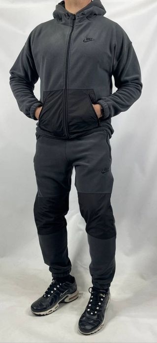 Мужской зимний спортивный костюм Nike флисовый