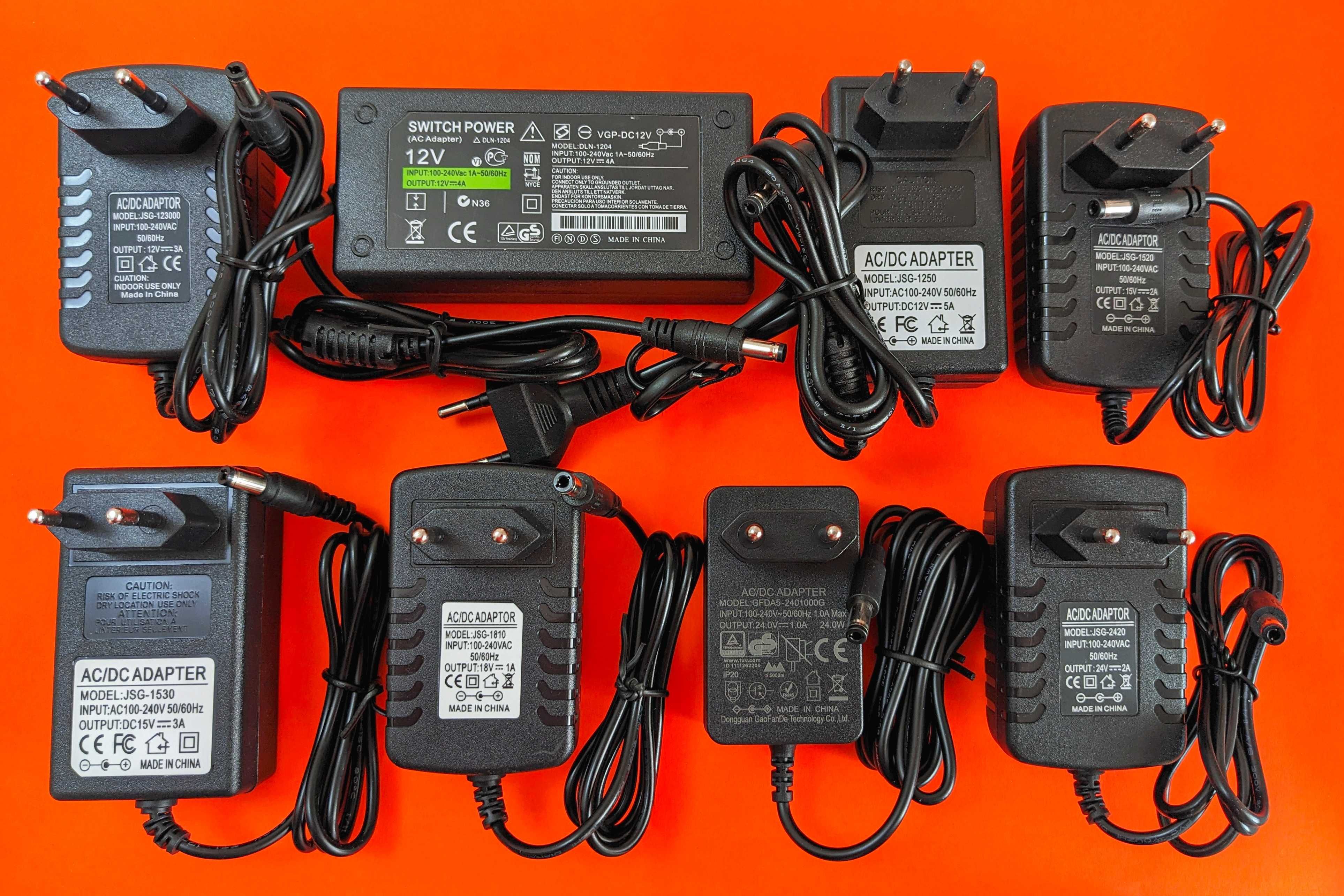 Адаптер Блок 24v питания 15v MikroTik 5V 7.5V 12V 9V 18v 2A 3A TP-Link