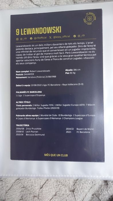 Robert Lewandowski FC Barcelona