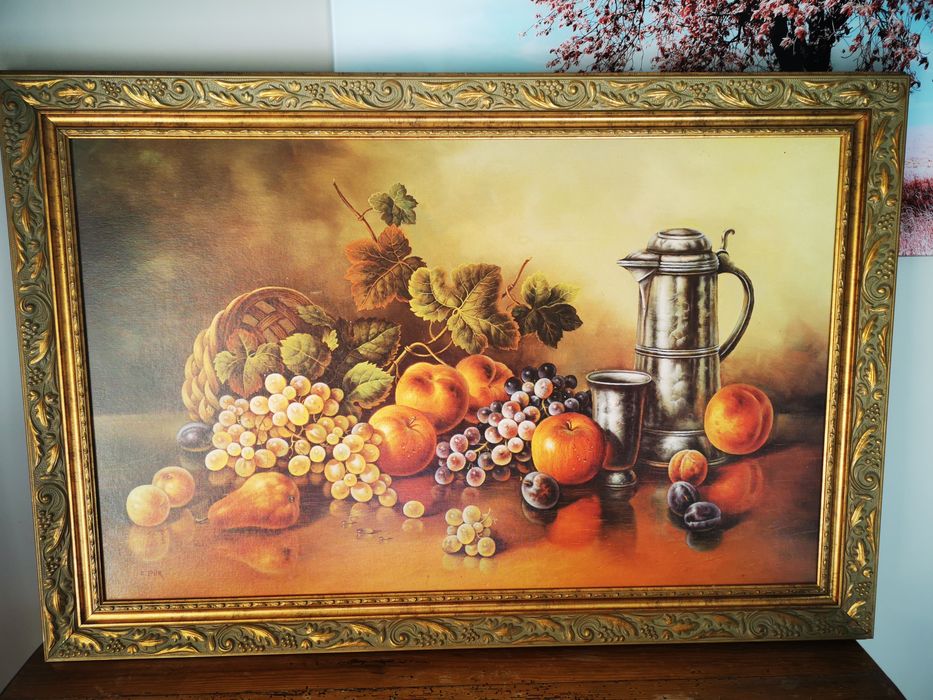 Obraz duży w drewnianej ramie