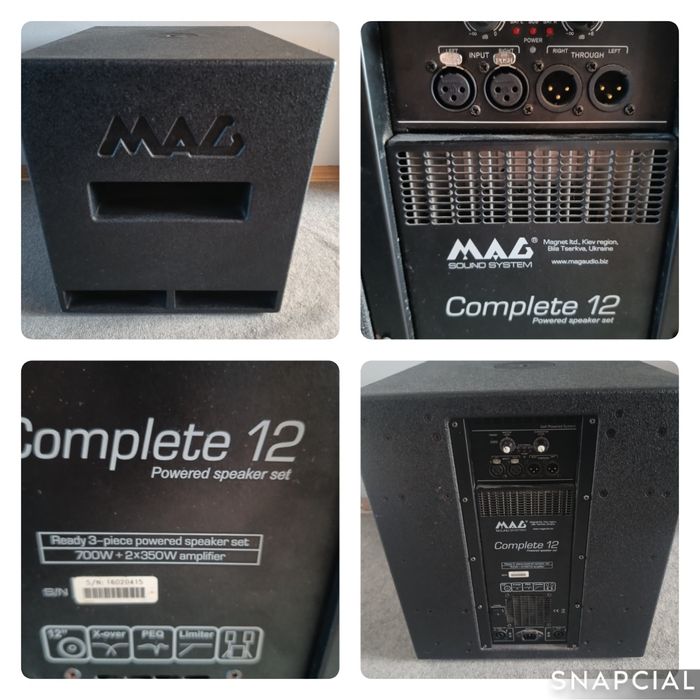Активний субвуфер mag complete,allen heath wizard,dbx