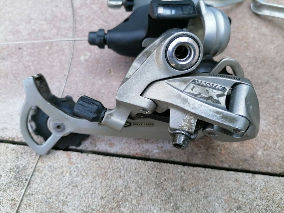 zestaw części do roweru DEORE LX 9 + koła 28 + amortyzator  TANIO