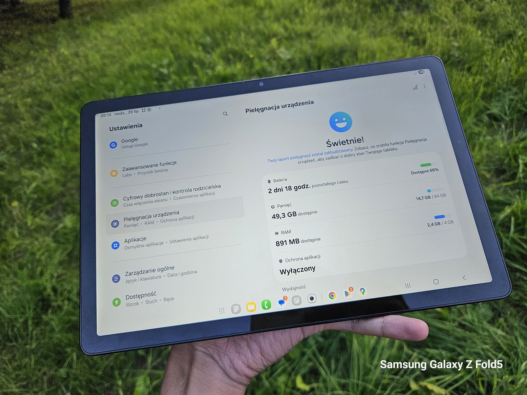 Samsung Galaxy Tab A9+, 10,5", 1,5 Lat gwarancji,One UI 7,super stan