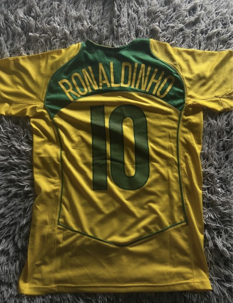 t shirt ronaldinho brasil #10