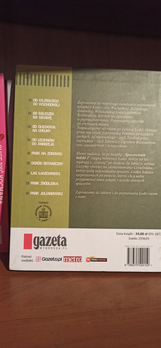 Spacerownik łódzki (wydawnictwo Agora), przewodnik po Łodzi