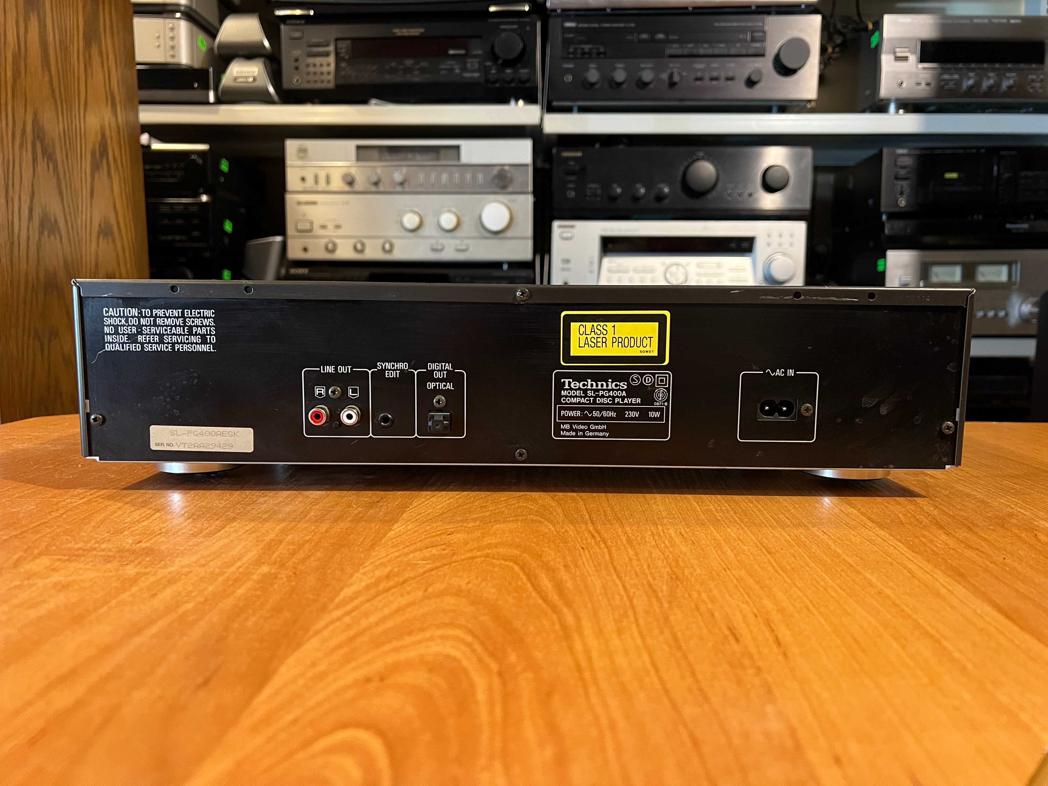 Odtwarzacz płyt CD Technics SL-PG400A Audio Room