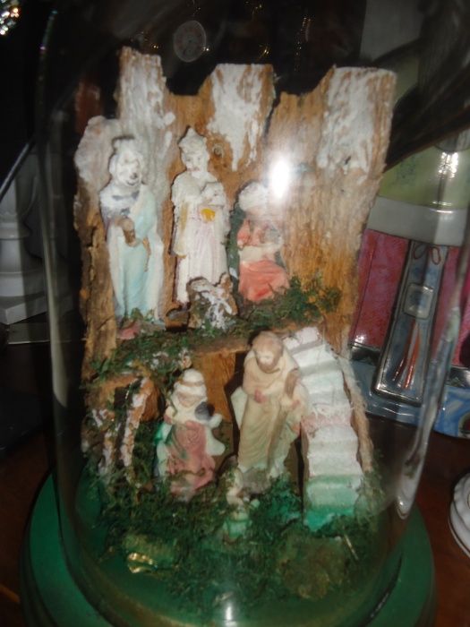 Presépio c/ Redoma em Vidro