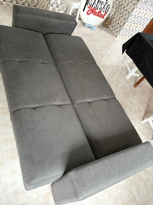 Sofa cama cinzento