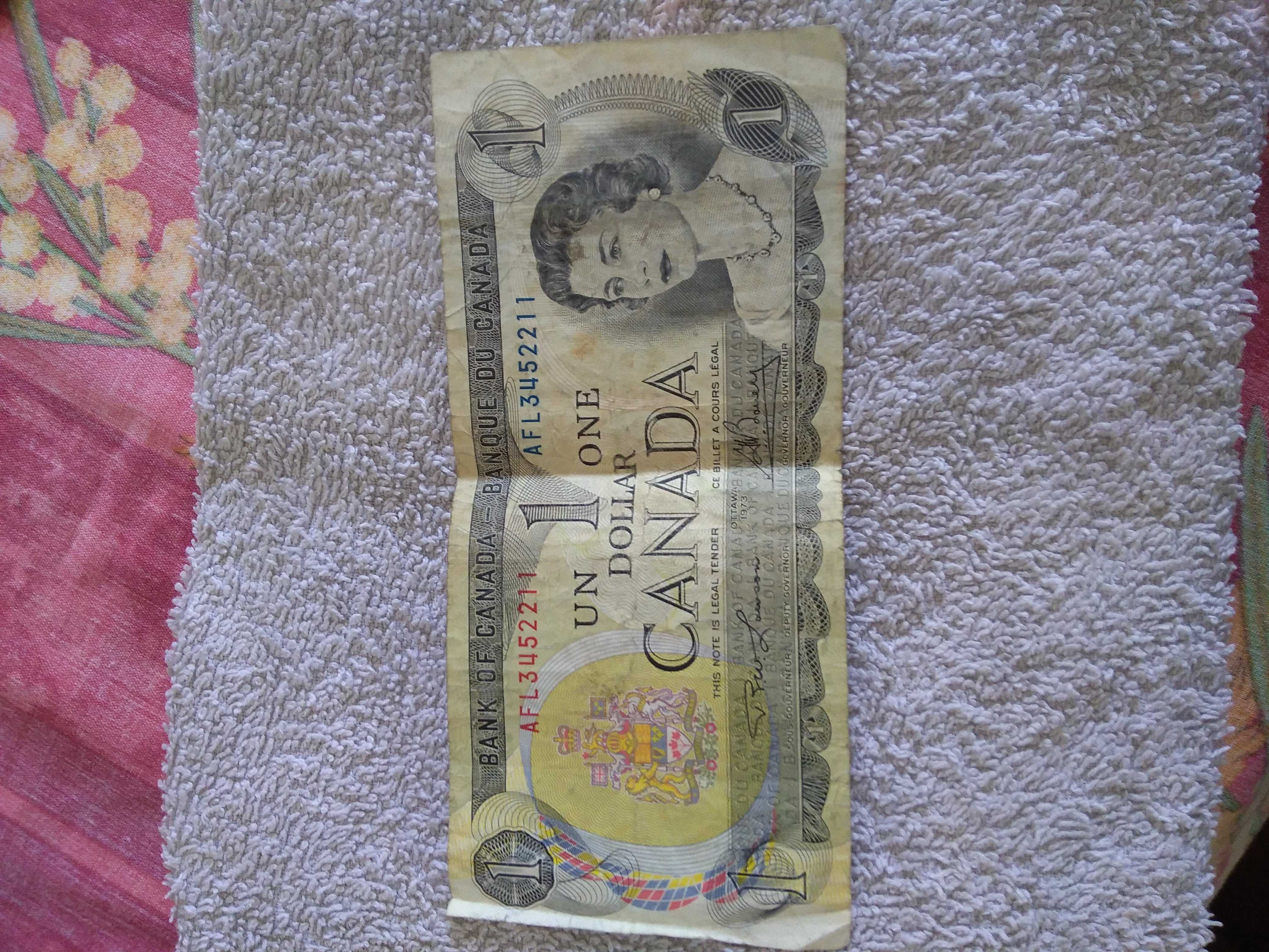 1 dollar Canadá 1973