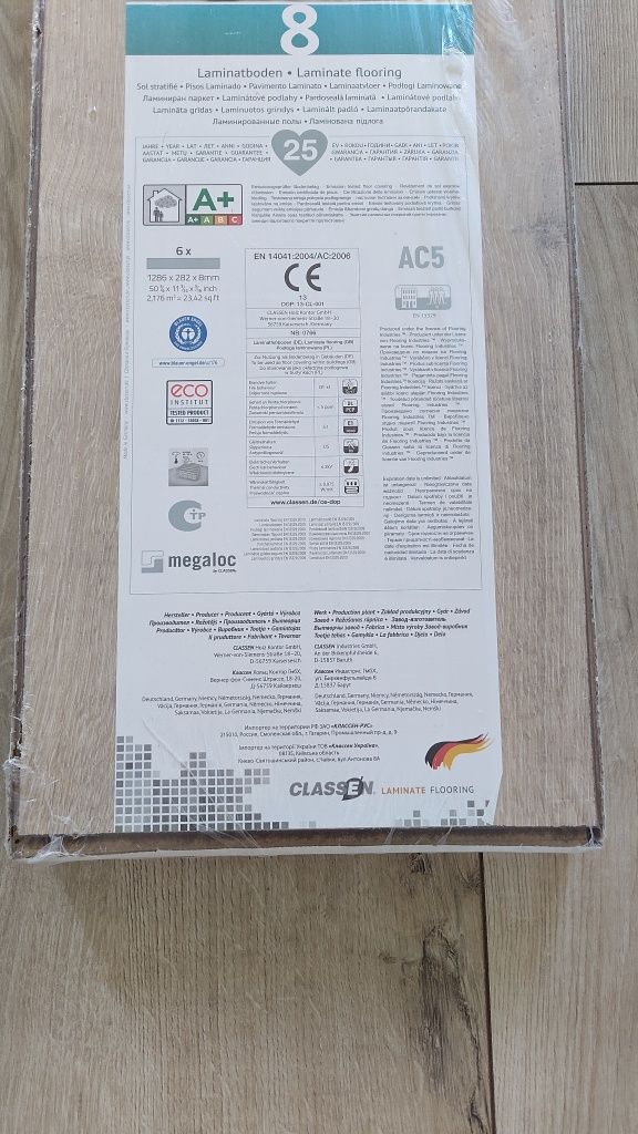 Panele podłogowe laminowane Classen Hormony Forte AC5 8mm