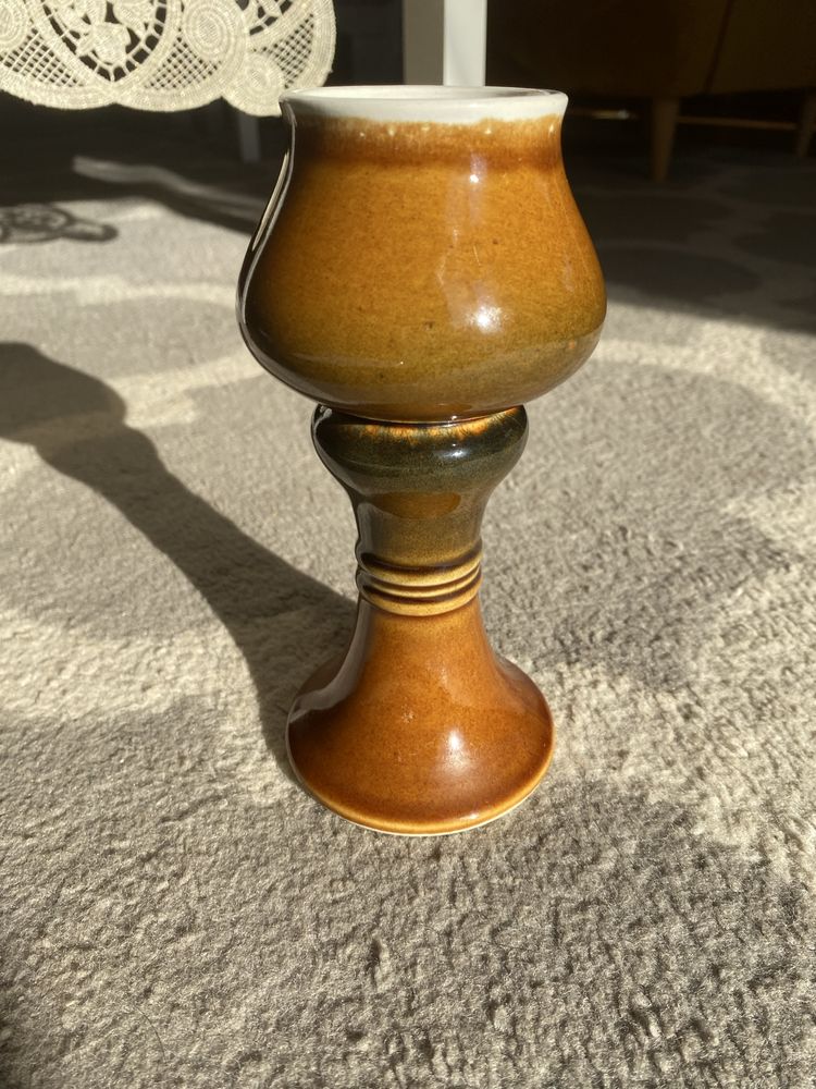 Ceramiczny  kielich -  glazurowany