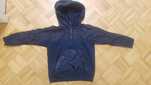 ZARA bluza gruba z kapturem 110/116 cm granatowa