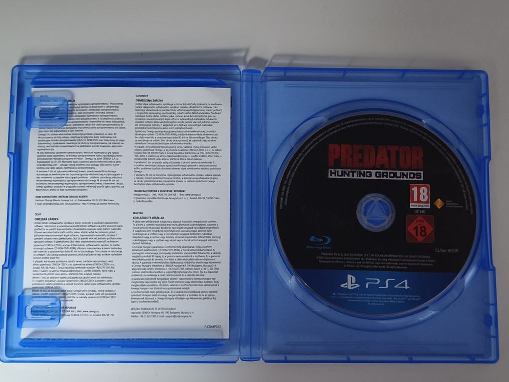 Gra Ps4 Predator Hunting Grounds PL gry PlayStation 4 Sniper UFC GTA V