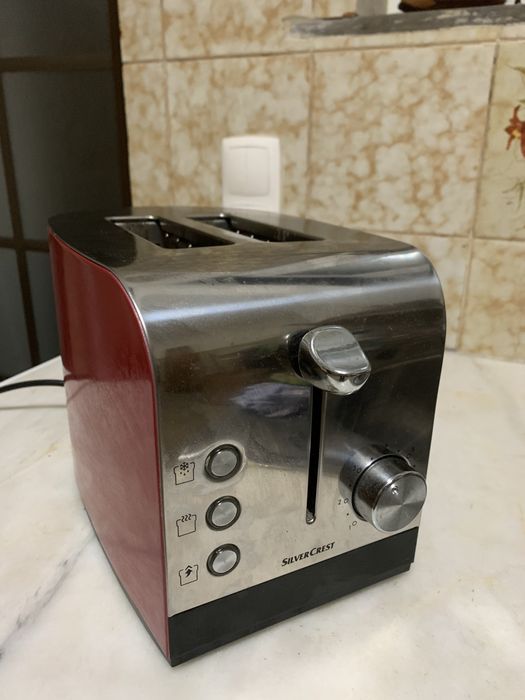 Torradeira Silvercrest vermelho mate