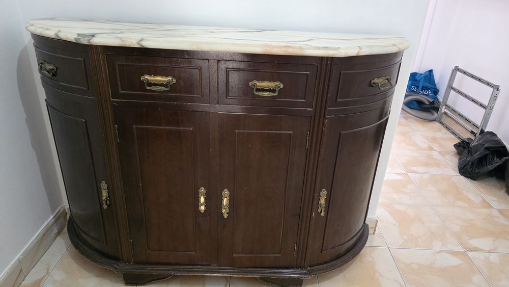 Sapateira tampo de pedra