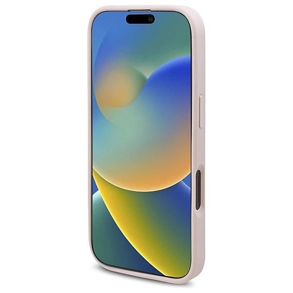 Etui Guess 4G Flowers Print MagSafe na iPhone 16 Pro 6.3" - różowe
