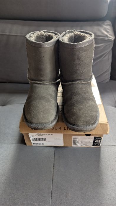 Botki nicebay 35 skóra naturalna wełna