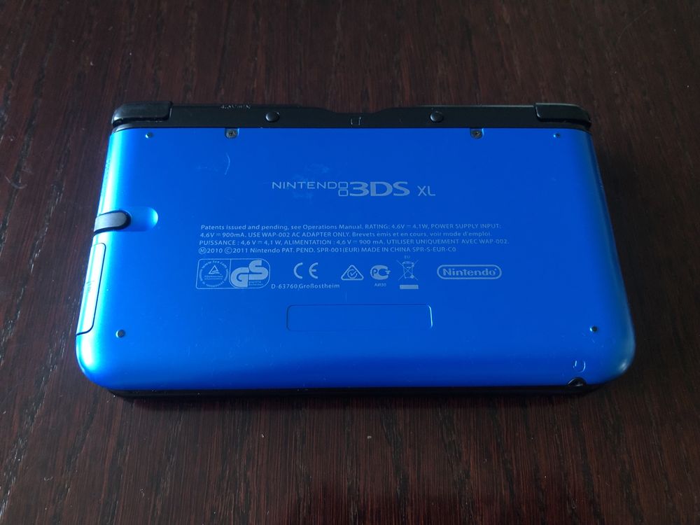 Konsola Nintendo 3DS XL Niebieska + akcesoria