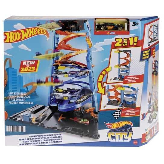 Hot Wheels - HKX43 Wyścigowa Wieża Z Transformacją