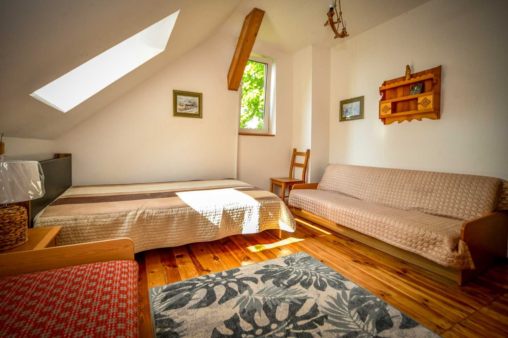 Dom na Mazurach z własną linią brzegową, do 12 osób