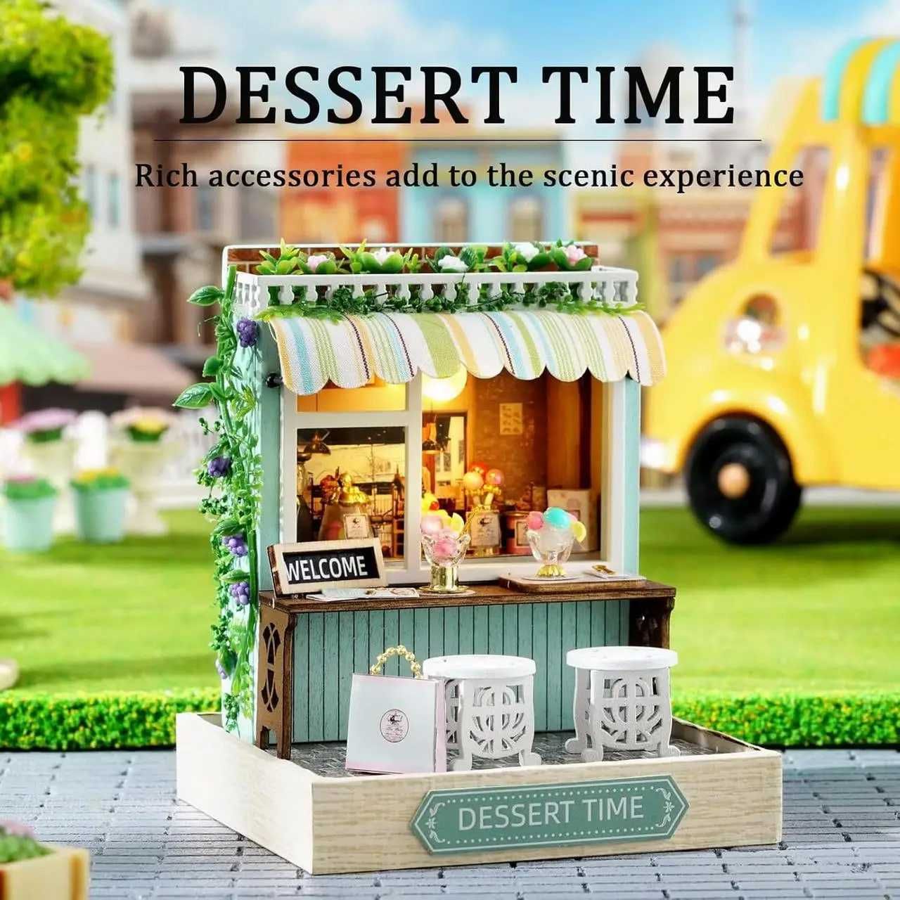 Конструктор 3D DIY Румбокс House мініатюрний будинок,  roombox