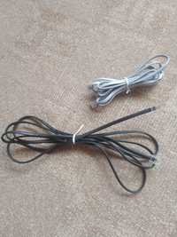 2 кабеля для стационарных телефонов со штекерами