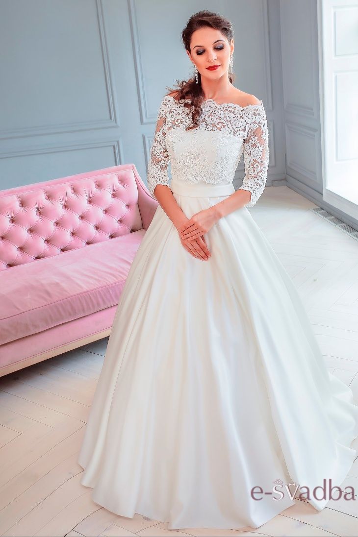 Весільна сукня,  весільне плаття, колір айворі
