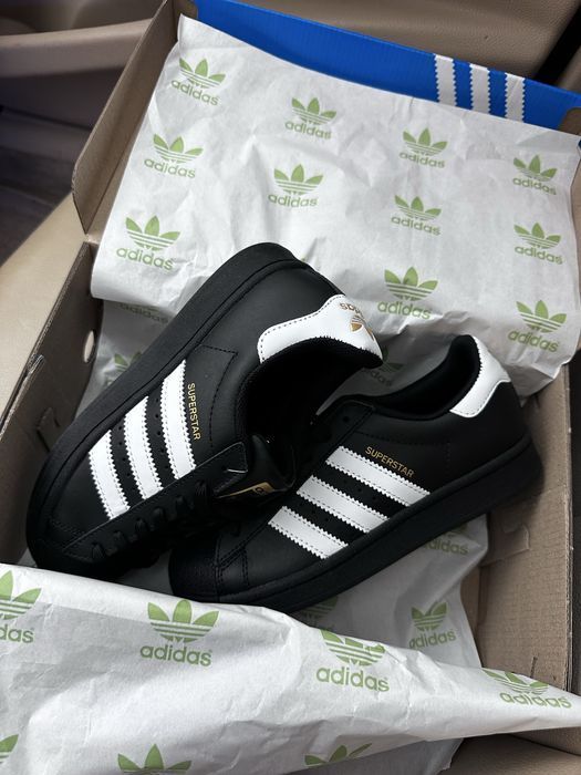 Кросівки Adidas Superstar Black Кроссовки Адідас Суперстар Адидас