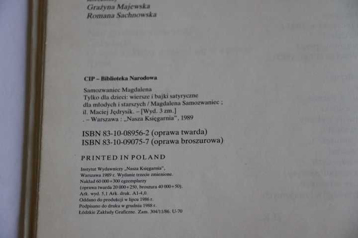 Magdalena Samozwaniec - Tylko dla dzieci