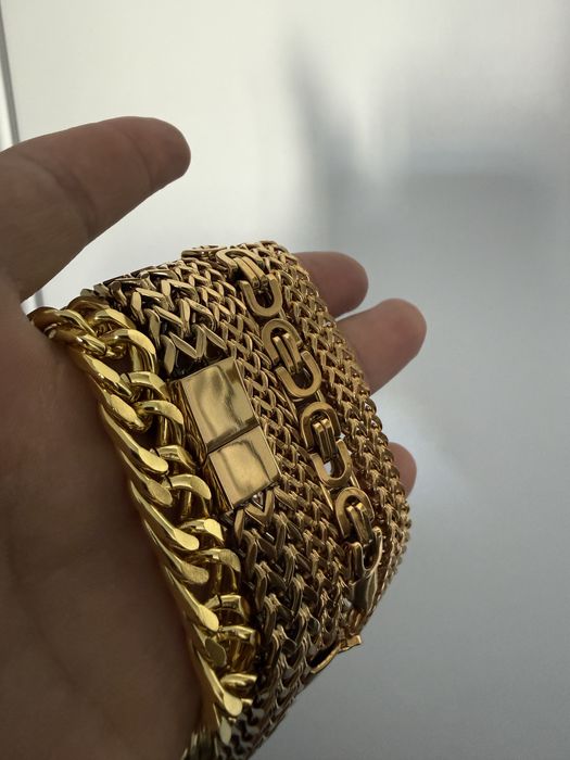 Pozłacana Bransoletka Królewska Cartier