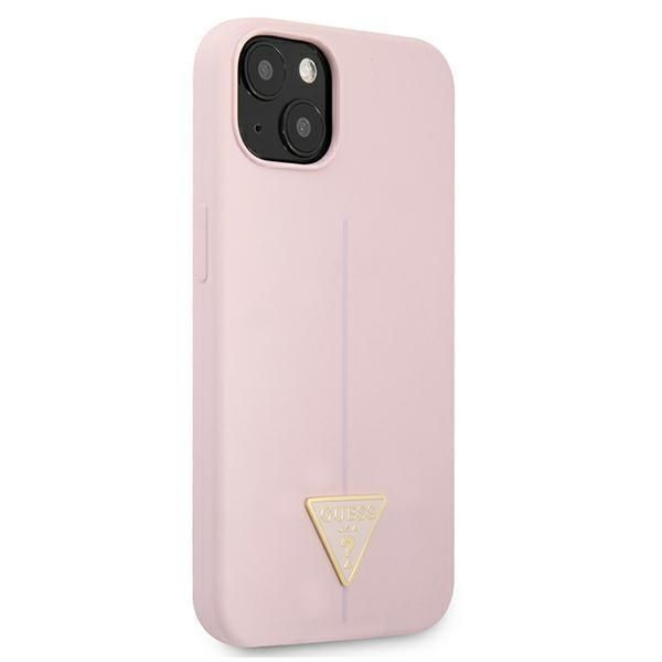 Etui Guess Silicone Triangle do iPhone 13 Fioletowy