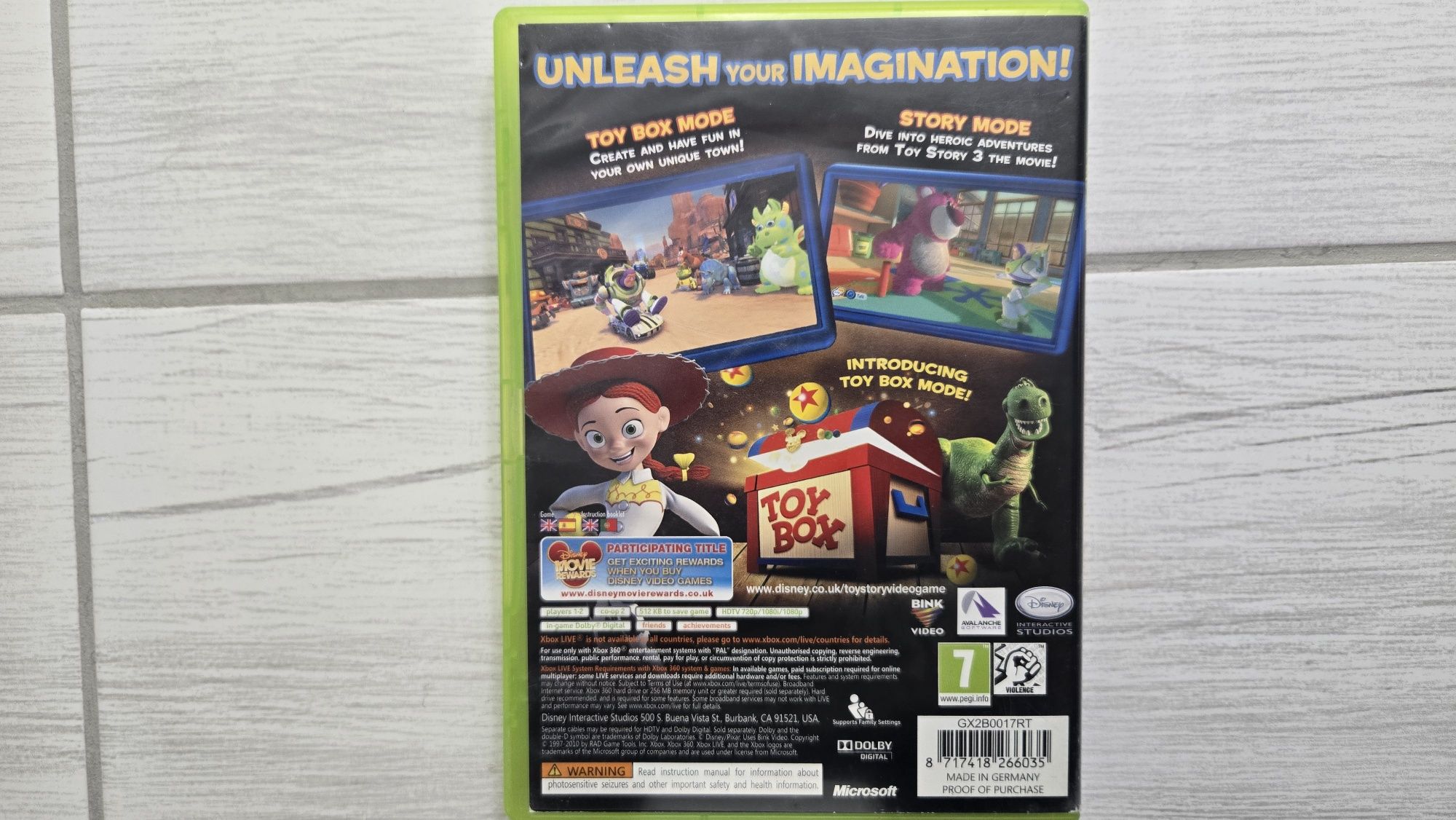 Gra przygodowa na Xbox 360 Toy Story 3