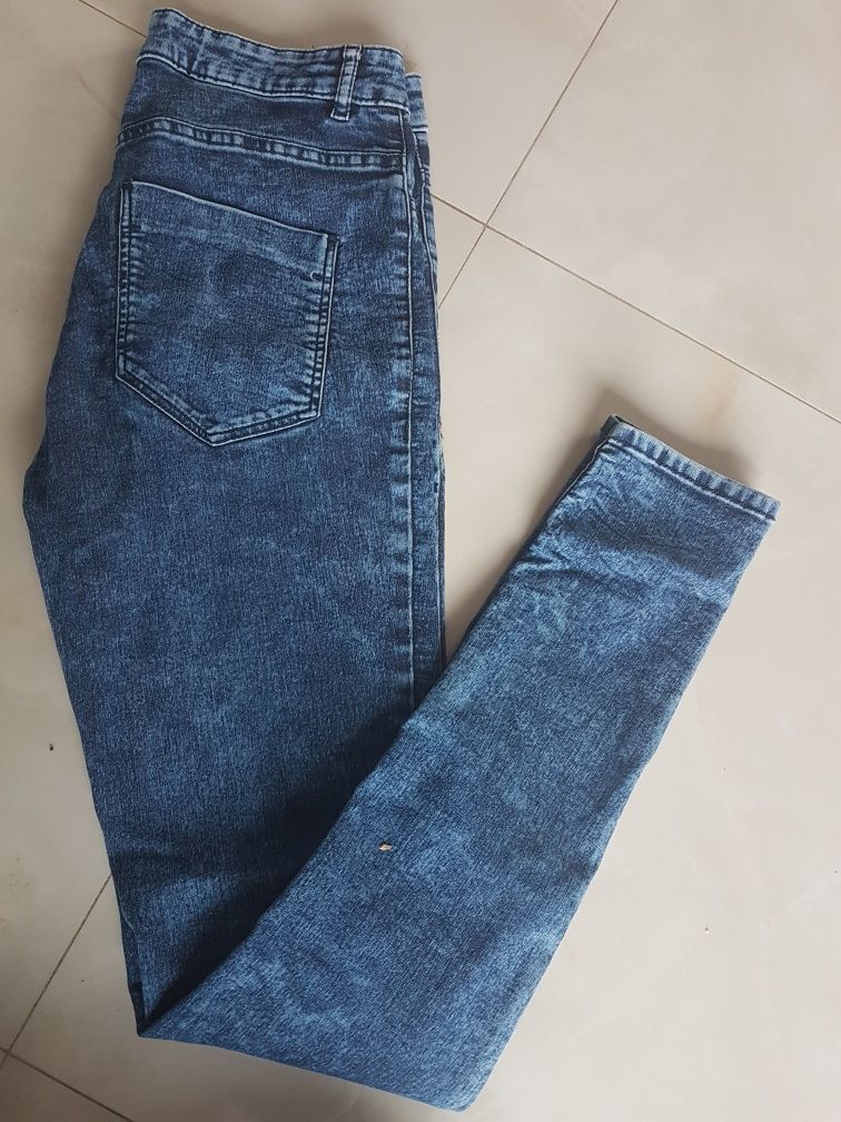 Spodnie jeansowe 40 L HM H&M Jeansy